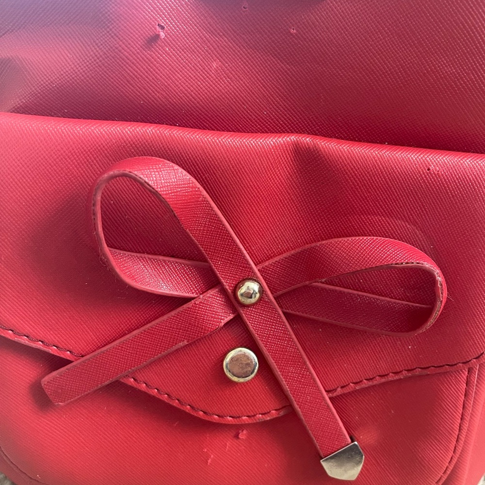 Red mini Backpack Purse 🎒 - Picture 5 of 5